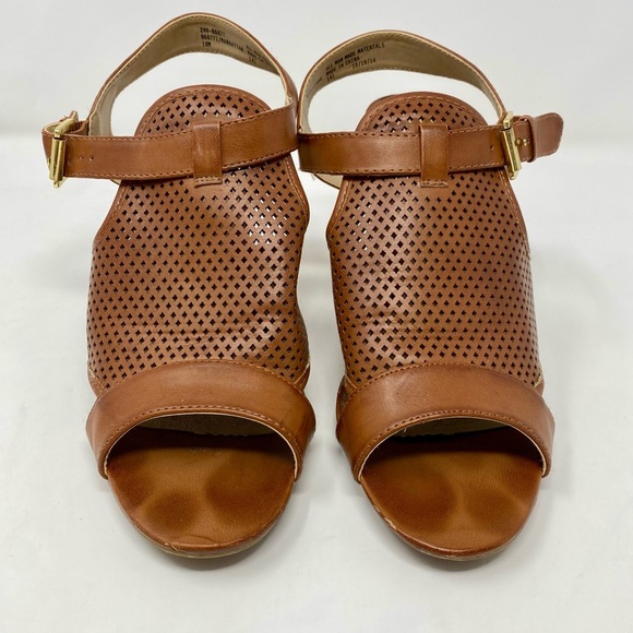 Women’s Brown Block Heel Sandals Size 10M - Picture 3 of 12